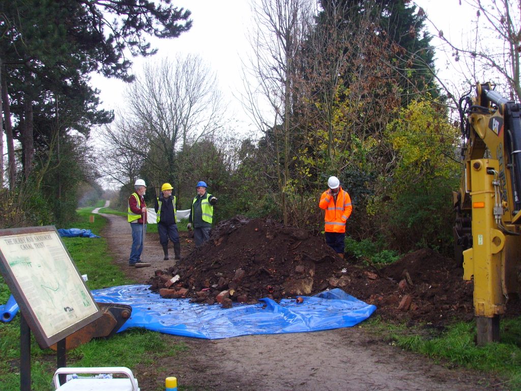 Digging back to Derby - Sandiacre December 2015